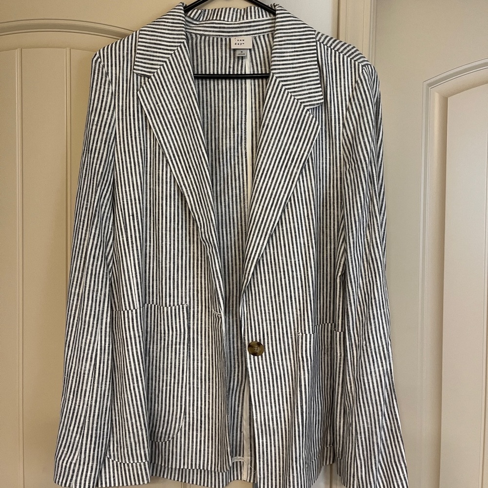 A New Day Striped Blazer